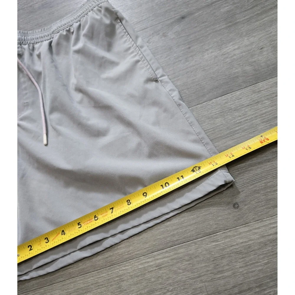 Huk Performance Fishing Men's XXL Gray Swim Trunks Lined Drawstring Shorts